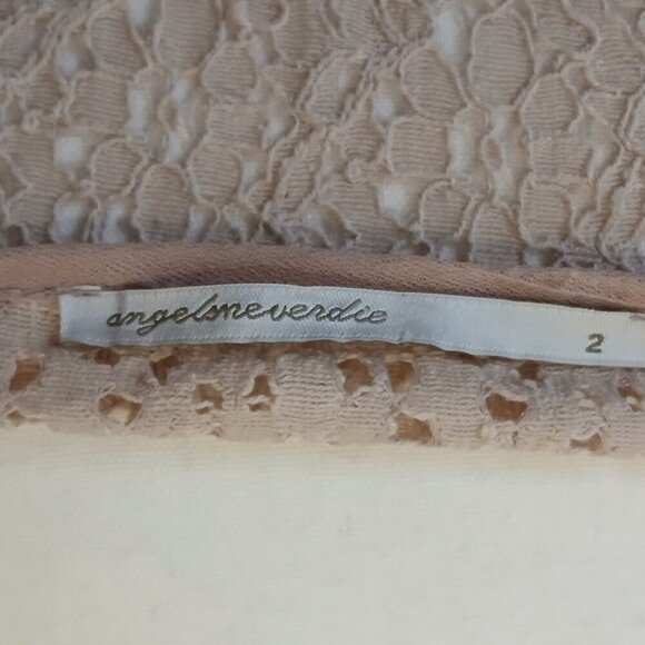 Angels Never Die Boho Tunic Dress Pink Size 2 - Picture 10 of 10